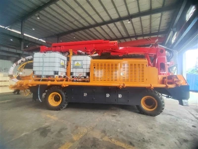 Máquina de Shotcrete Wet Shot Adaptar qual o tamanho do túnel